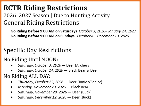 Riding Restrictions